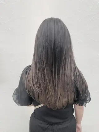 セミロング カラー パーマ ヘアアレンジ 【ツヤ髪美容師】 ツダケイスケのヘアスタイル