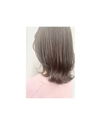 ミディアム カラー ワタベ ハヤト/ トップデザイナーのヘアスタイル