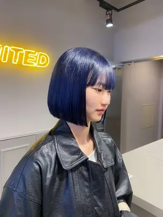 ショート カラー ヘアアレンジ flammeum所属・ハイトーン/ボブ /misakiのヘアスタイル