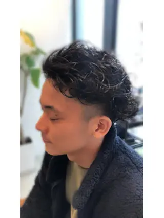 パーマ メンズ 髪質改善ストレートo rメンズスタイル今岡のヘアスタイル