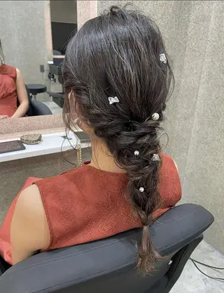 ミディアム GULF門前仲町所属・韓国風レイヤー ハイトーンRYOTAのヘアスタイル