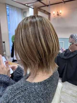 ミディアム カラー 新越谷noble店長 松本拓也▶◀*.のヘアスタイル