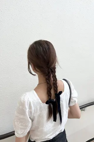 セミロング みゆ/カラー モデル募集中🎀🤍のヘアスタイル