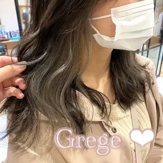 ミディアム カラー 韓国ヘア♡おくれ毛♡ ボブ♡sayakaのヘアスタイル