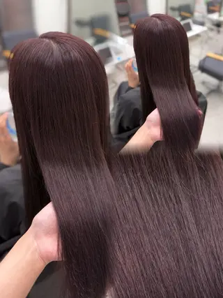 ロング 似合わせカラー💛 新宿　本多恵美のヘアスタイル