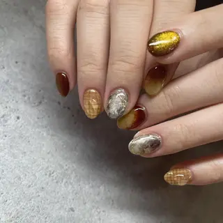 ネイル p.o.n. nuance/個性的のネイルデザイン