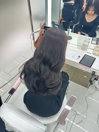 ロング カラー 透明感艶カラー /銀座/佐々木夏泉のヘアスタイル