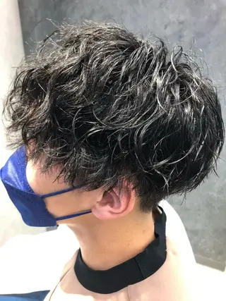 パーマ メンズ Noy所属・Noyヨシモト ヒロトのヘアスタイル