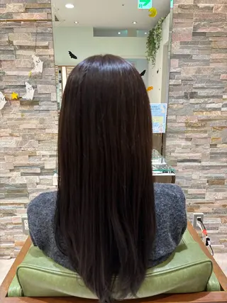 ロング カラー 金子 歩美のヘアスタイル