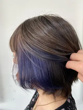 ショート カラー ハイトーン/ボブ/ レイヤー💫カイセイのヘアスタイル