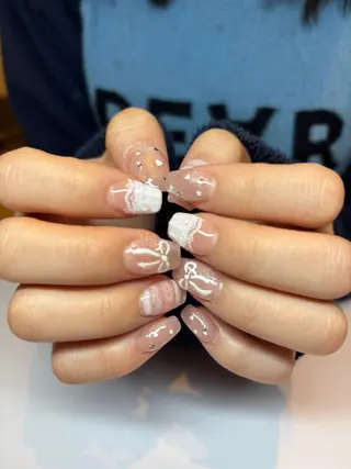 ネイル 倫実/スカルプ /ガーリー/個性派のネイルデザイン