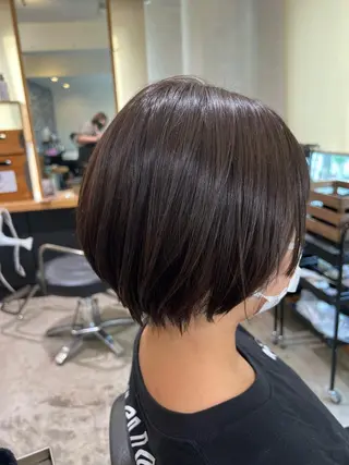 ショート カラー ノグチ ナツコのヘアスタイル