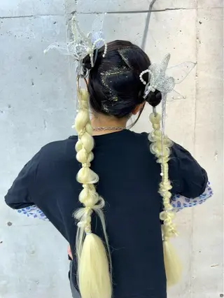 ミディアム ヘアアレンジ 似合わせカラー 🪞🎀✨️hinaのヘアスタイル