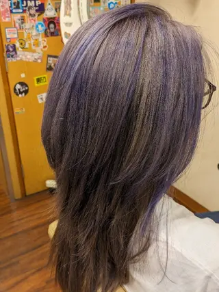 ロング カラー fuwat所属・秋葉原でカラーする なら🐉ちぇーたんのヘアスタイル