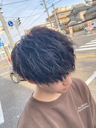 ミディアム パーマ メンズ パーマが得意な【最高 悠斗】のヘアスタイル