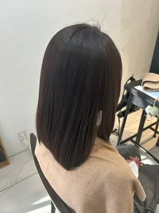 セミロング DIFINO所属・林 星那のヘアスタイル
