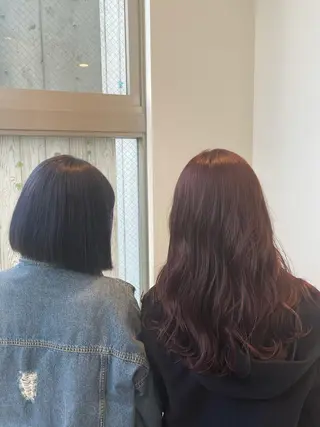 カラー 東梅田エリアカラー ヘアセットNo. 1のヘアスタイル