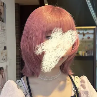 ミディアム カラー いしい りえのヘアスタイル