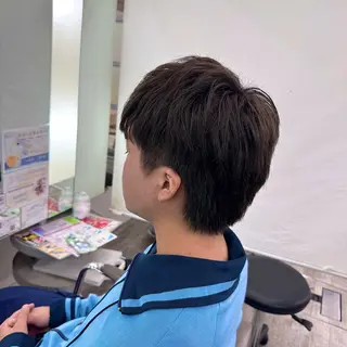 カラー メンズ 🦖韓国風マッシュ/ メンズパーマ/羽根田のヘアスタイル