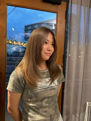 ロング カラー 🐼 こゆきのヘアスタイル