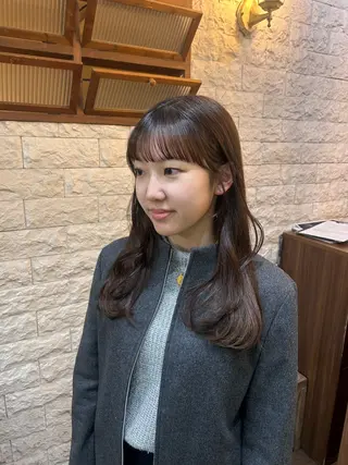 セミロング レイヤーカット🐏 mizukiのヘアスタイル