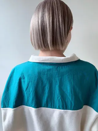 ショート カラー AR.MARA hair  studio所属・ウェーブパーマ サトウヒカルのヘアスタイル