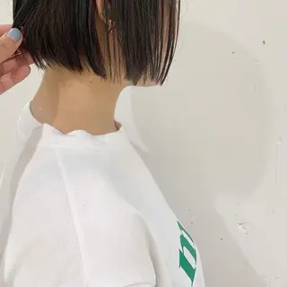 ミディアム カラー ヘアアレンジ 🫧透明感カラー/ ボブ/小笠原🪽のヘアスタイル