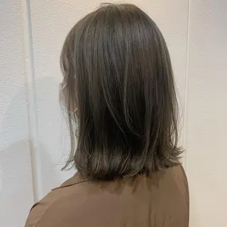 ミディアム カラー Lolonois梅田 /Okazaki:)のヘアスタイル