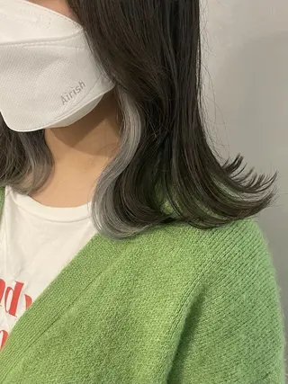 ショート カラー ハマモト ユナのヘアスタイル