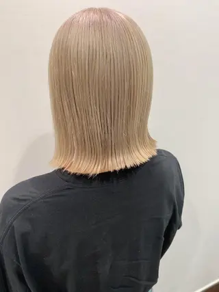 ミディアム カラー buy your own flowers:kava所属・yoda karenのヘアスタイル