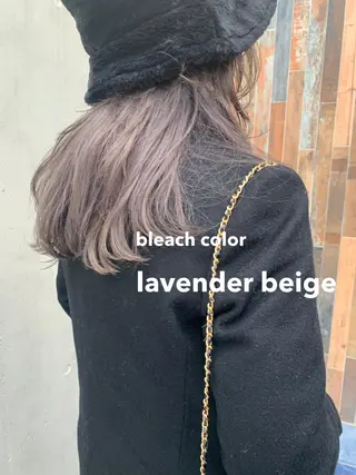 セミロング カラー 柔らかブラウン/顔周 りレイヤー♡ユウシのヘアスタイル