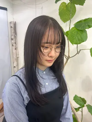 ロング カラー VISUALIST所属・小倉/レイヤー/ 顔周りカット/naoのヘアスタイル