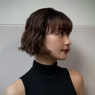 ショート INORI🐳/艶カ ラー/レイヤーカットのヘアスタイル