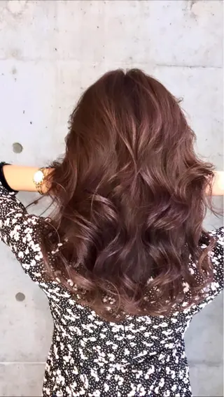 ロング カラー 大栗 佑也  髪質改善のヘアスタイル