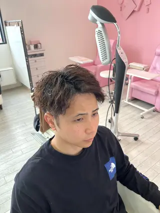 パーマ メンズ 南雲 優佑のヘアスタイル