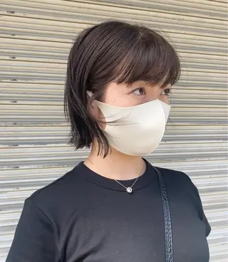 ショート カラー ヘアアレンジ パーマ指名No1 /namiのヘアスタイル