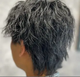 パーマ メンズ 前田 陽向のヘアスタイル