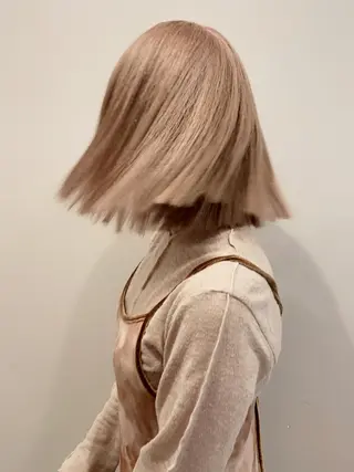 ミディアム カラー Living所属・ヨシモトリョウ 髪質改善/美髪のヘアスタイル