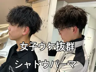 パーマ メンズ 山田勇真 ボブ/縮毛矯正/金山のヘアスタイル