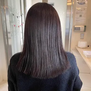 セミロング カラー ボブウルフ／ボブ Satsuki【名駅のヘアスタイル
