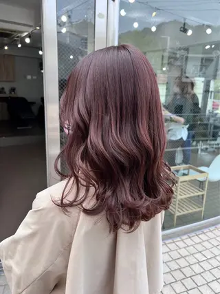 セミロング カラー 【ioe 岡本】 🎀NOKO🎀のヘアスタイル