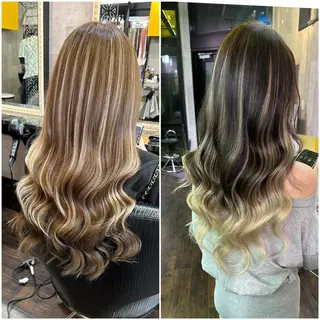 ロング カラー 紺野 愛美のヘアスタイル