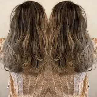 ロング カラー 中川歩 髪質改善 ツヤカラー【横浜】のヘアスタイル