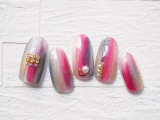 ネイル トップネイリスト Ribbon立川店のネイルデザイン