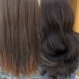 ロング oto🎀×美髪× シースルー前髪🤍のヘアスタイル