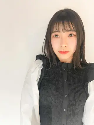 ミディアム ショート・ボブ 中村俊哉のヘアスタイル