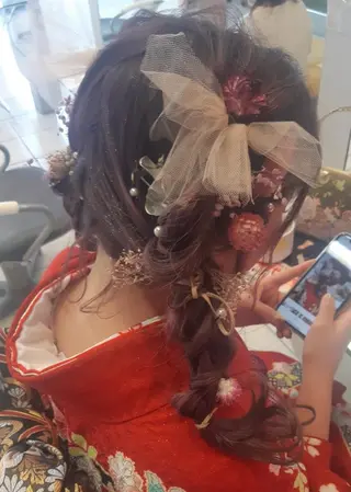 ロング ヘアアレンジ ひな ALBA🐰三鷹のヘアスタイル