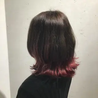 ミディアム やまぐち まりんのヘアスタイル