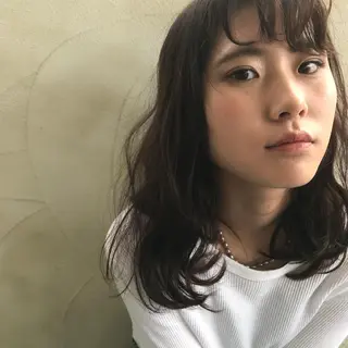 ミディアム カラー ヘアアレンジ 鈴木 拓海のヘアスタイル