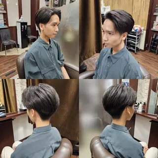 ミディアム 💈無料メンズカット 💈鈴木将希のヘアスタイル
